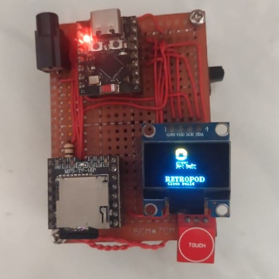 MP3 module player retropod hardware preview